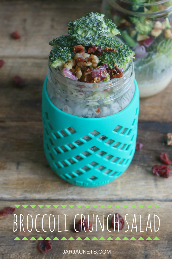 Broccoli Crunch Salad JarJackets