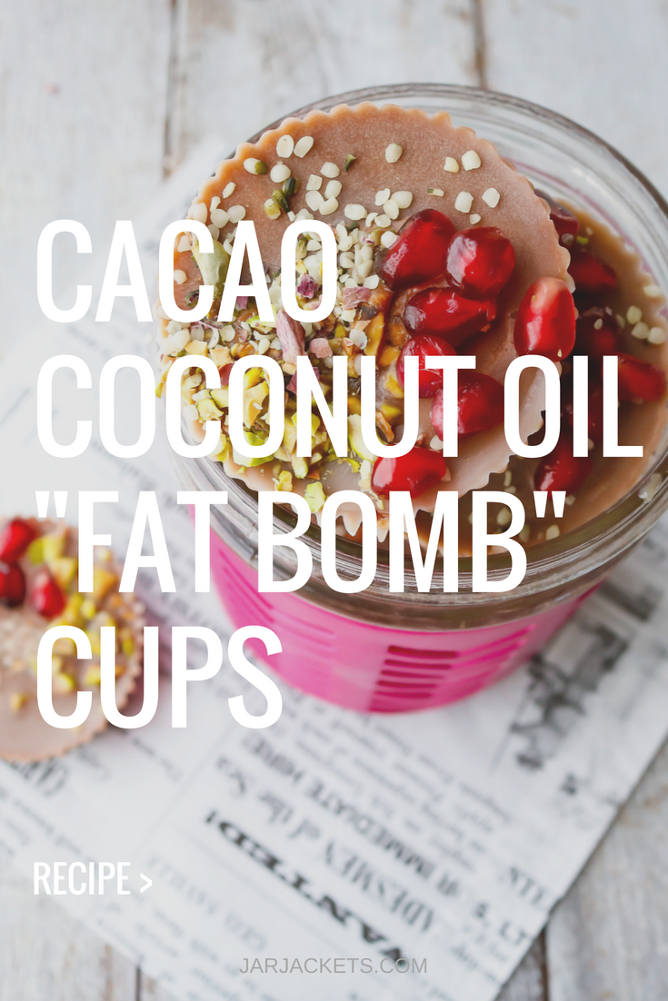 Cacao Coconut Oil “Fat Bomb” Cups