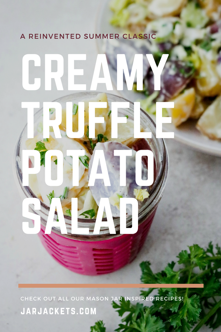 truffle potato salad recipe | mason jar recipes
