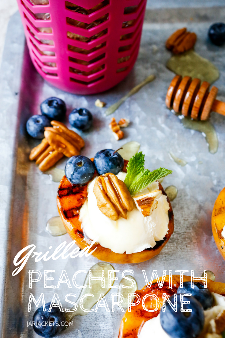 Grilled Peaches with Mascarpone