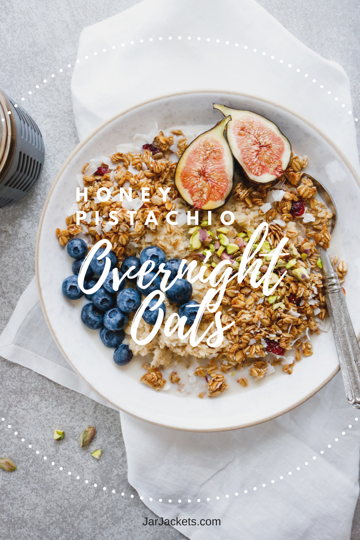 Honey Pistachio Overnight Oats