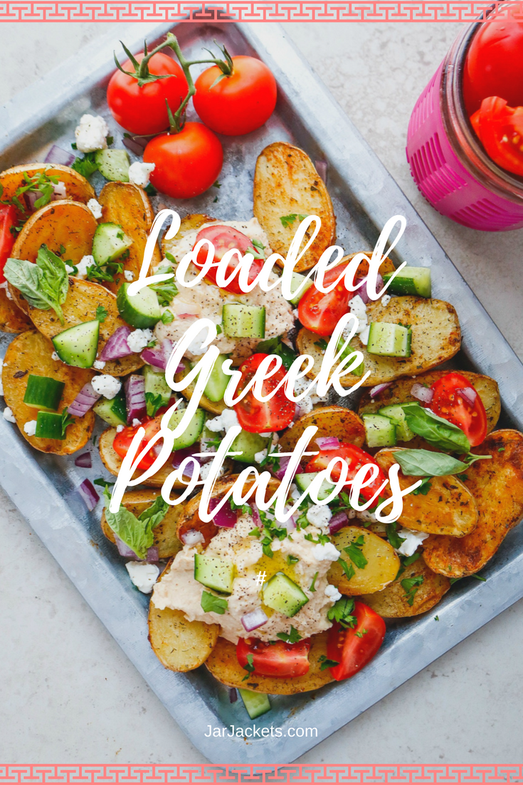 Loaded Greek Potatoes