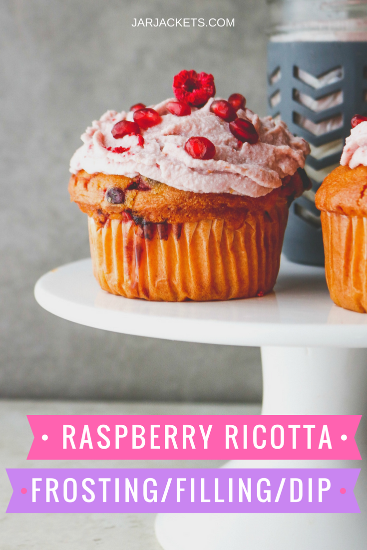 Raspberry Ricotta Frosting/Filling/Dip - JarJackets
