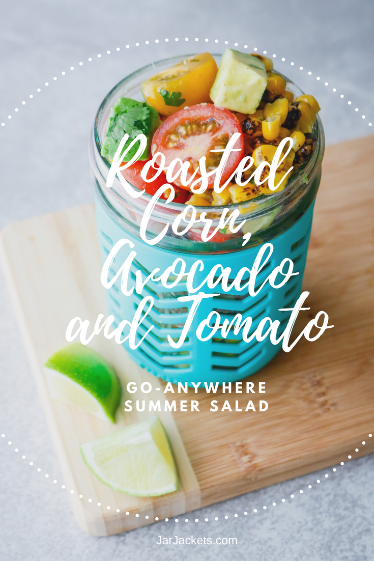 Roasted Corn, Avocado and Tomato Salad