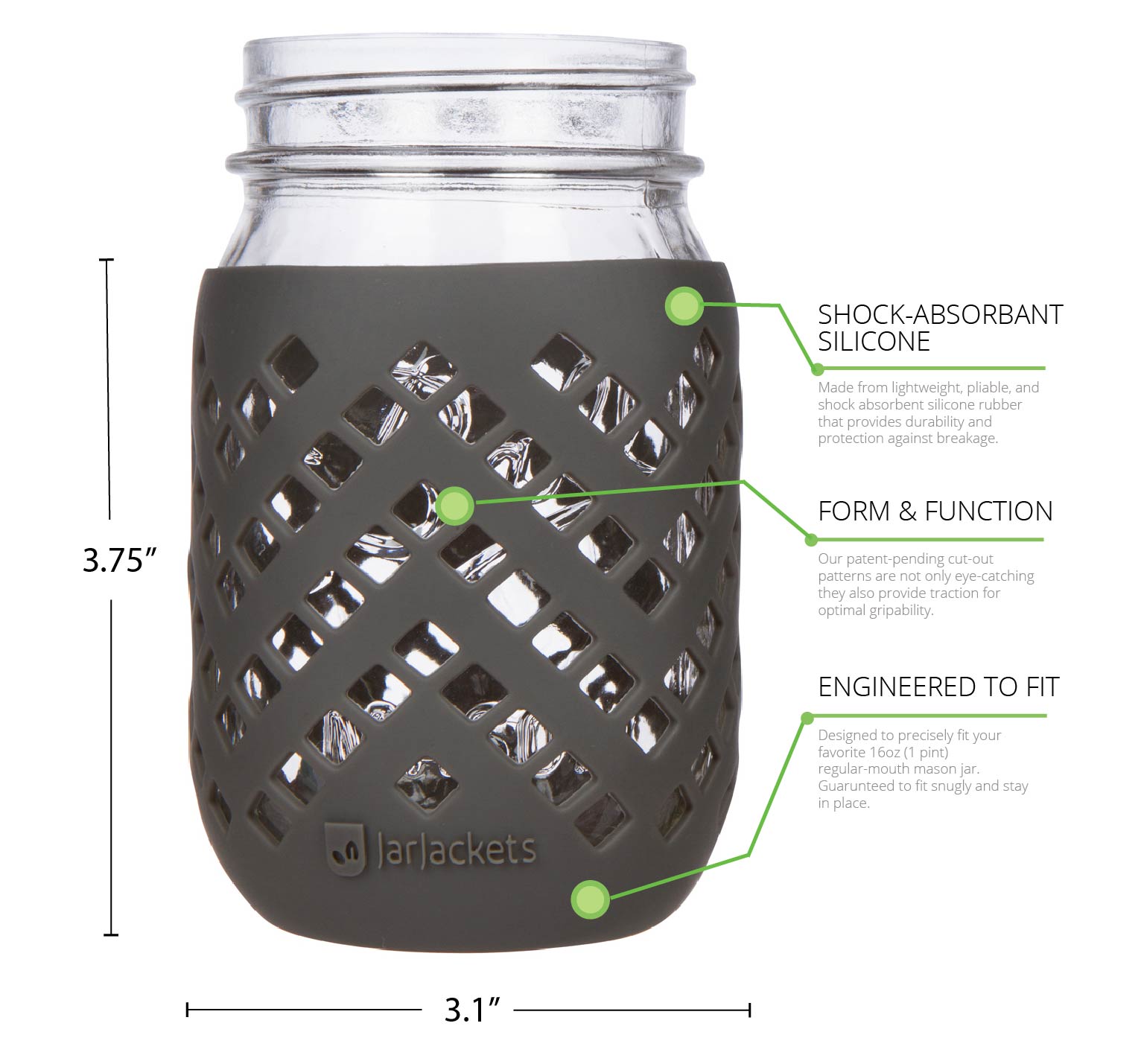 eco friendly mason jar sleeves