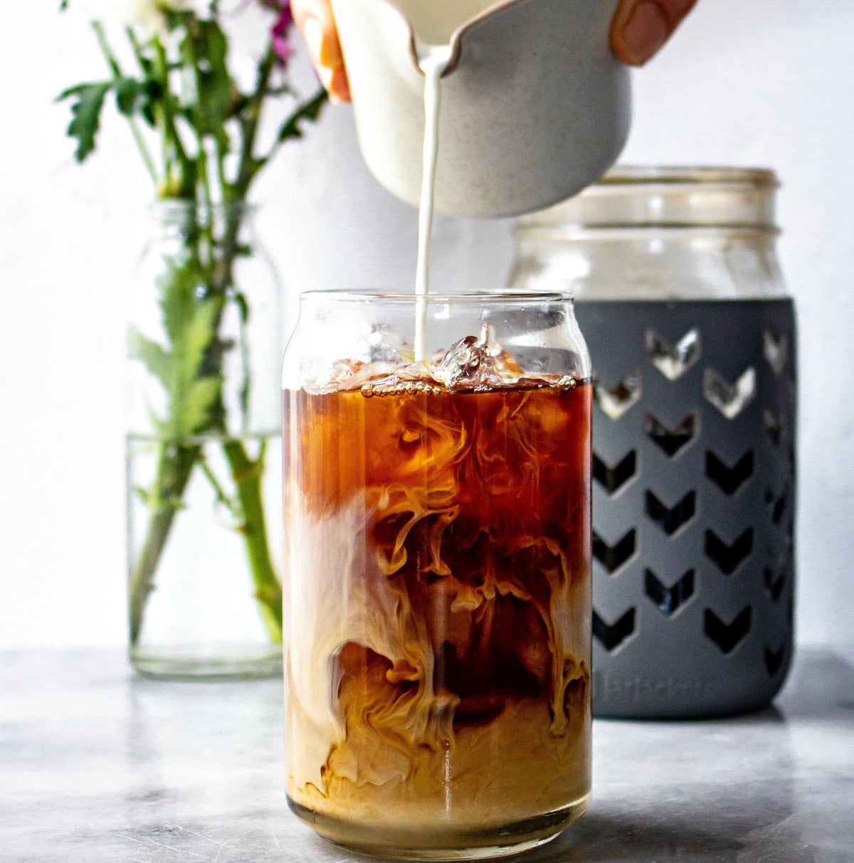 Glass Mason Jar Sleeve - 32oz (1 quart) 