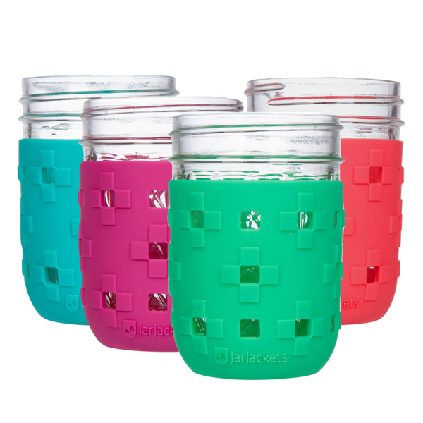 Silicone Mason Jar Sleeve - 64oz (Half Gallon) - JarJackets