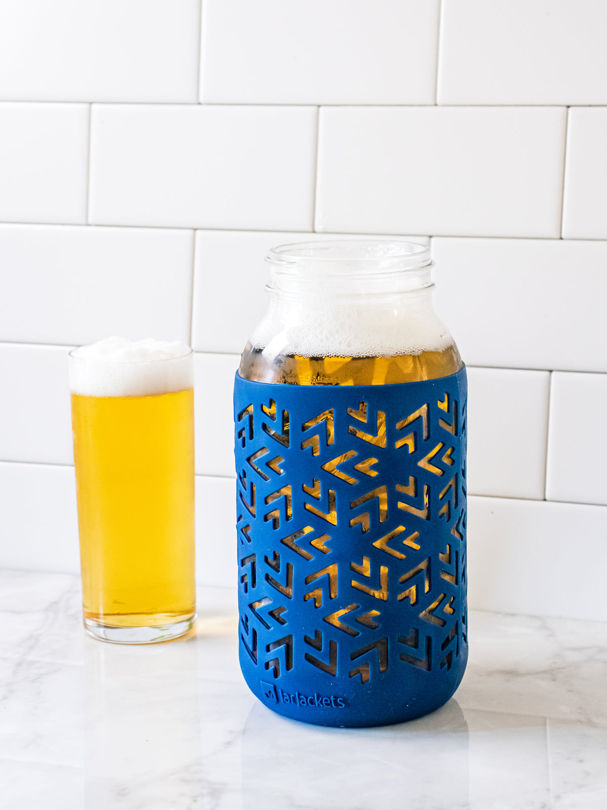 Silicone Mason Jar Sleeve - 64oz (Half Gallon)