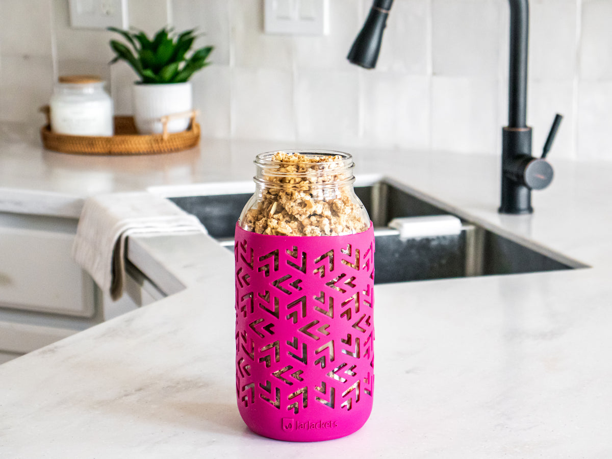 Silicone Mason Jar Sleeve - 64oz (Half Gallon)