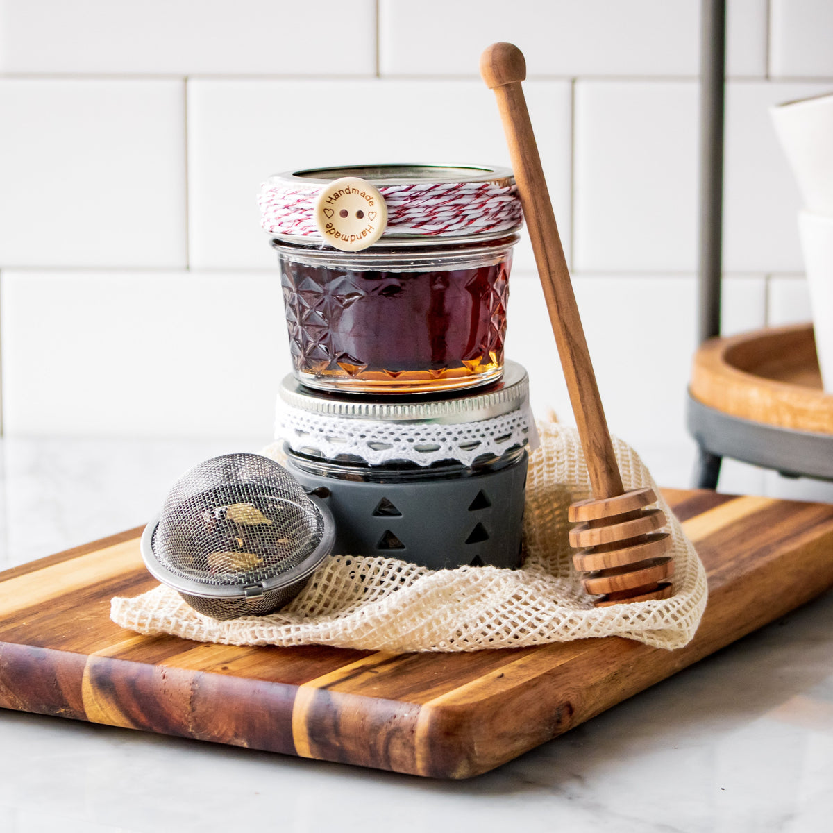 4oz mason jar silicone sleeves for honey or herbs