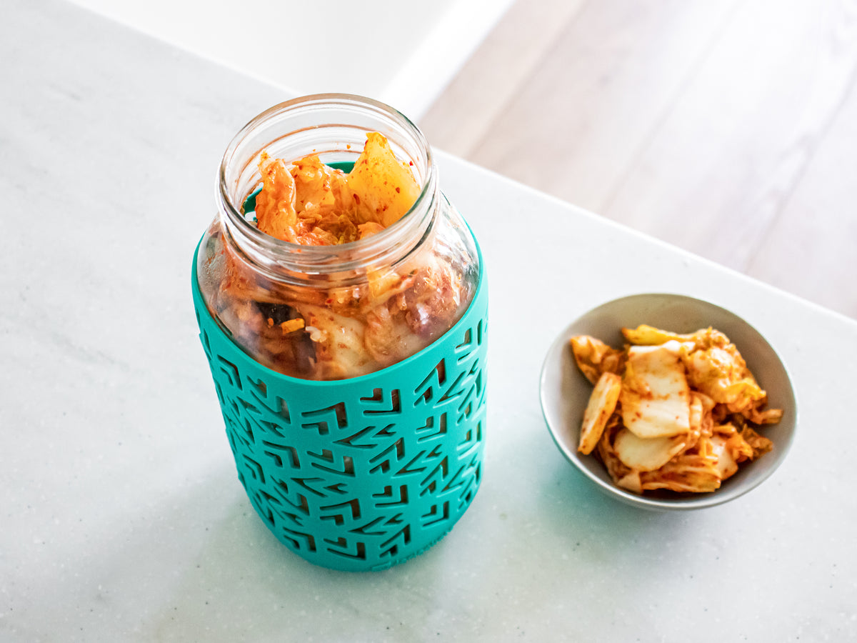 Silicone Mason Jar Sleeve - 64oz (Half Gallon)