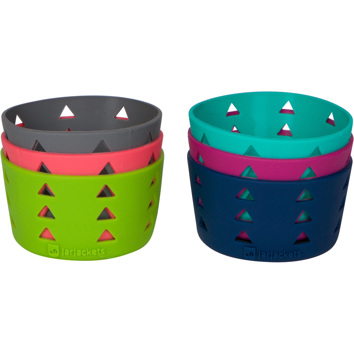 6pack 4oz mason jar silicone sleeves
