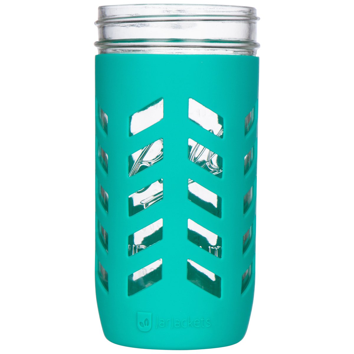 Glass mason jar silicone sleeves